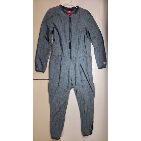 Nike x AMBUSH Crew Neck Zip Front Jumpsuit Blue XS Streetwear Collab - Picture 2 of 9